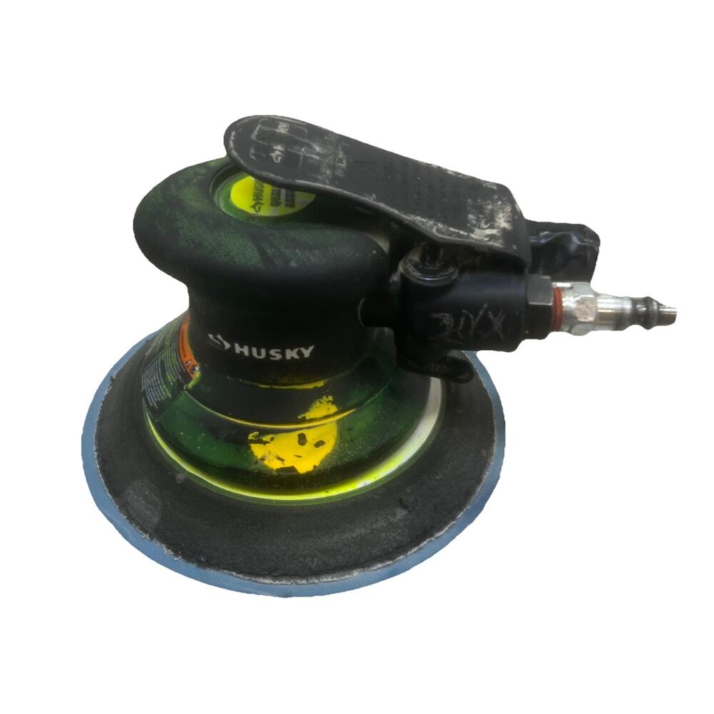 Husky 6 in. Low Vibration Palm Sander. Used. Tested Works Great. {E}.